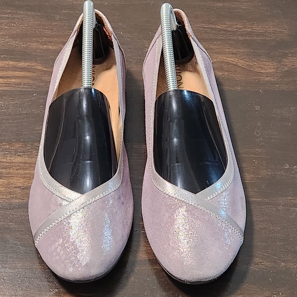 Vionic Caroll Ballet Flats Purple Metallic Shimmer Women’s Size 9 - Picture 5 of 9